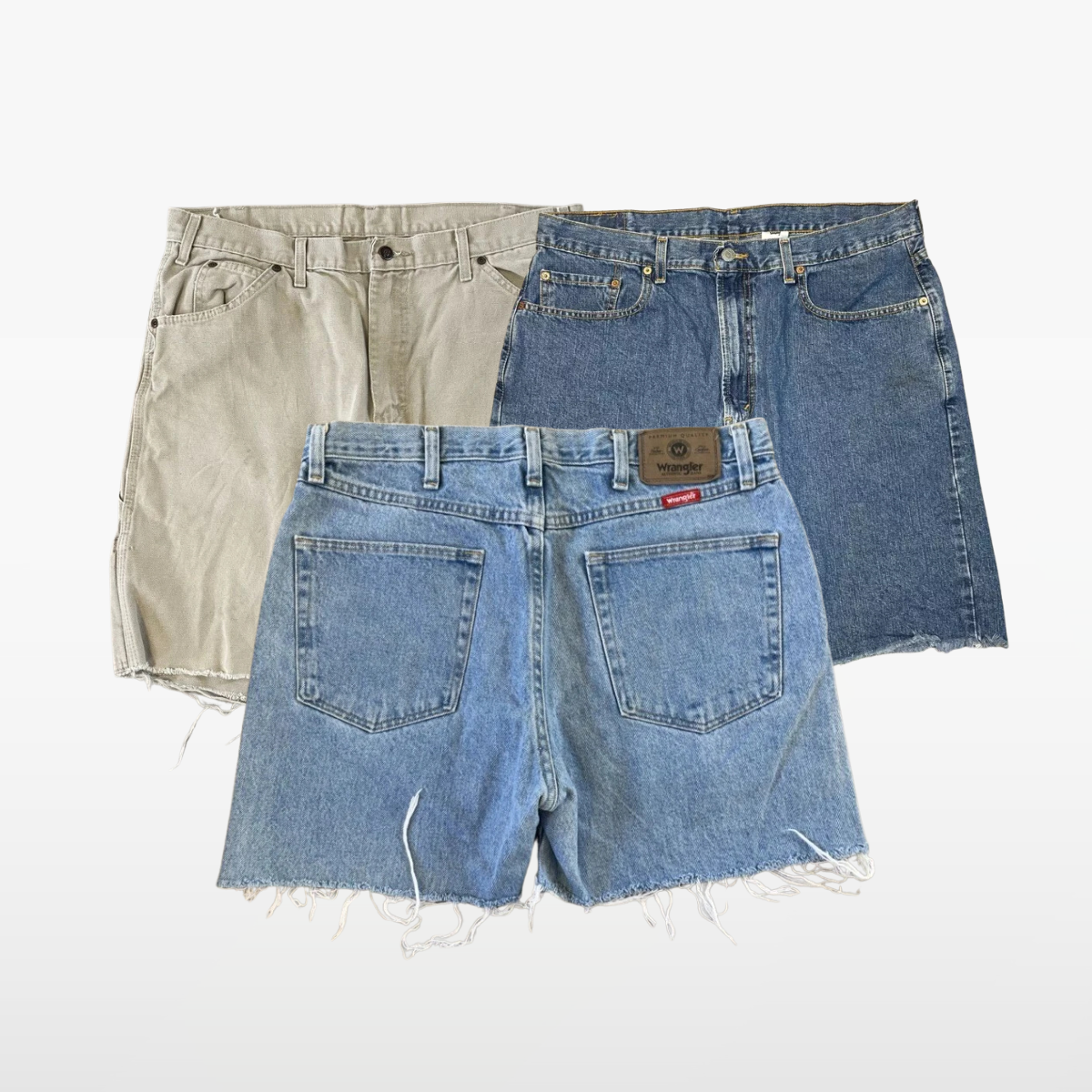 Levis Lee Wrangler Denim Cut Off Shorts x30