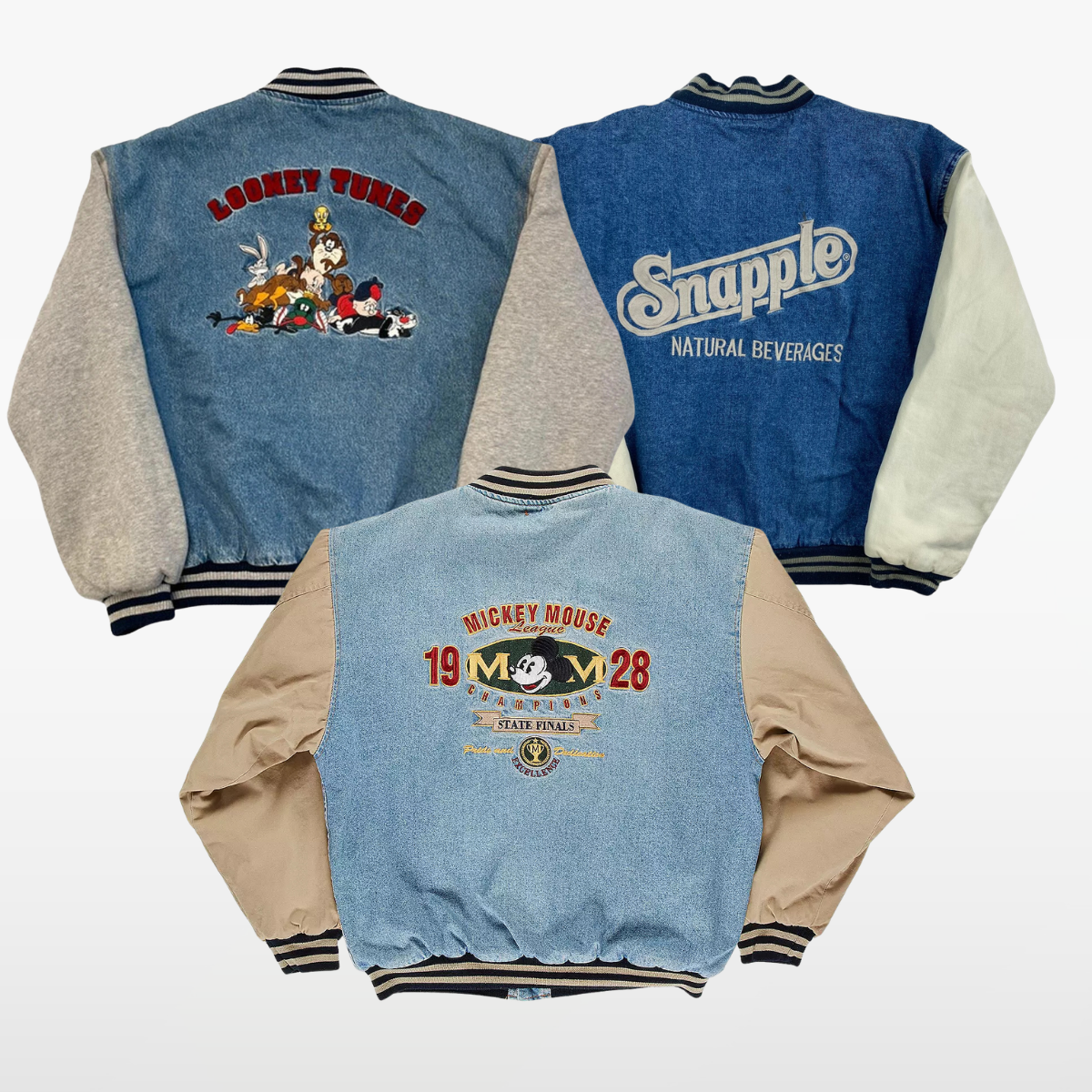 Premium Graphic Denim Jackets x15