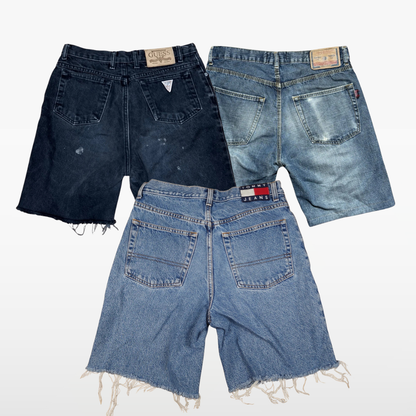 Branded Denim Jort Shorts x30