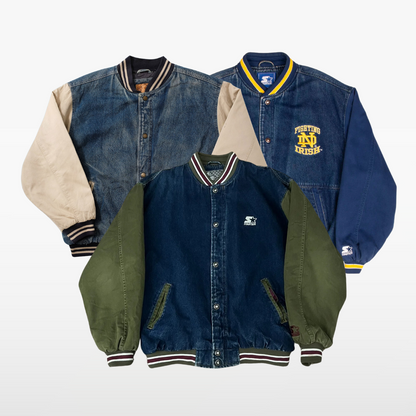 Denim Stadium Jackets x15