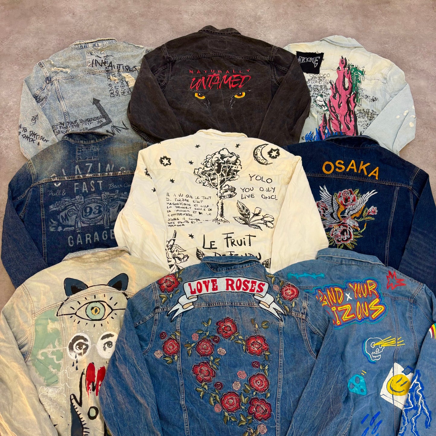 Graphic Denim Jackets x30