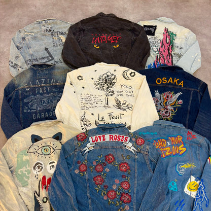 Graphic Denim Jackets x30