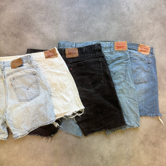 Levis Lee Wrangler Denim Cut Off Shorts x30