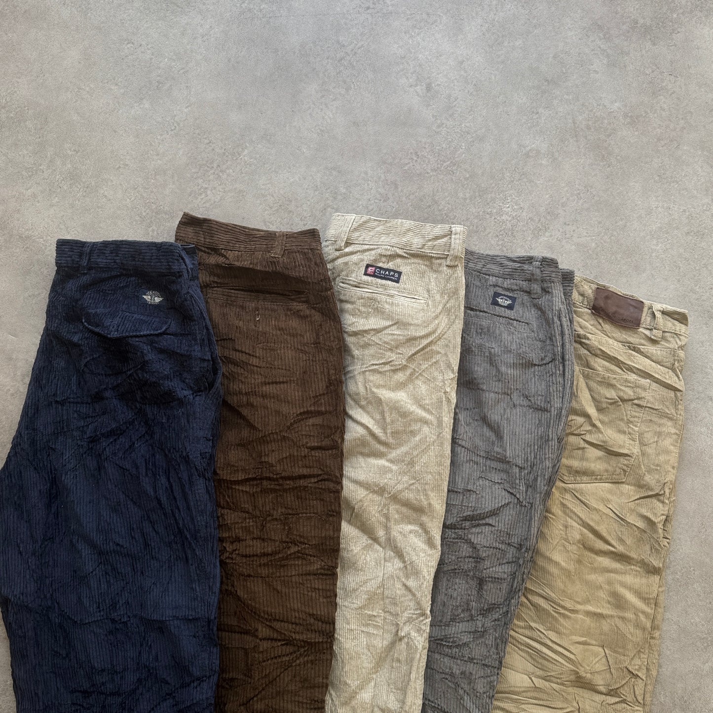 Branded Corduroy Trousers x25