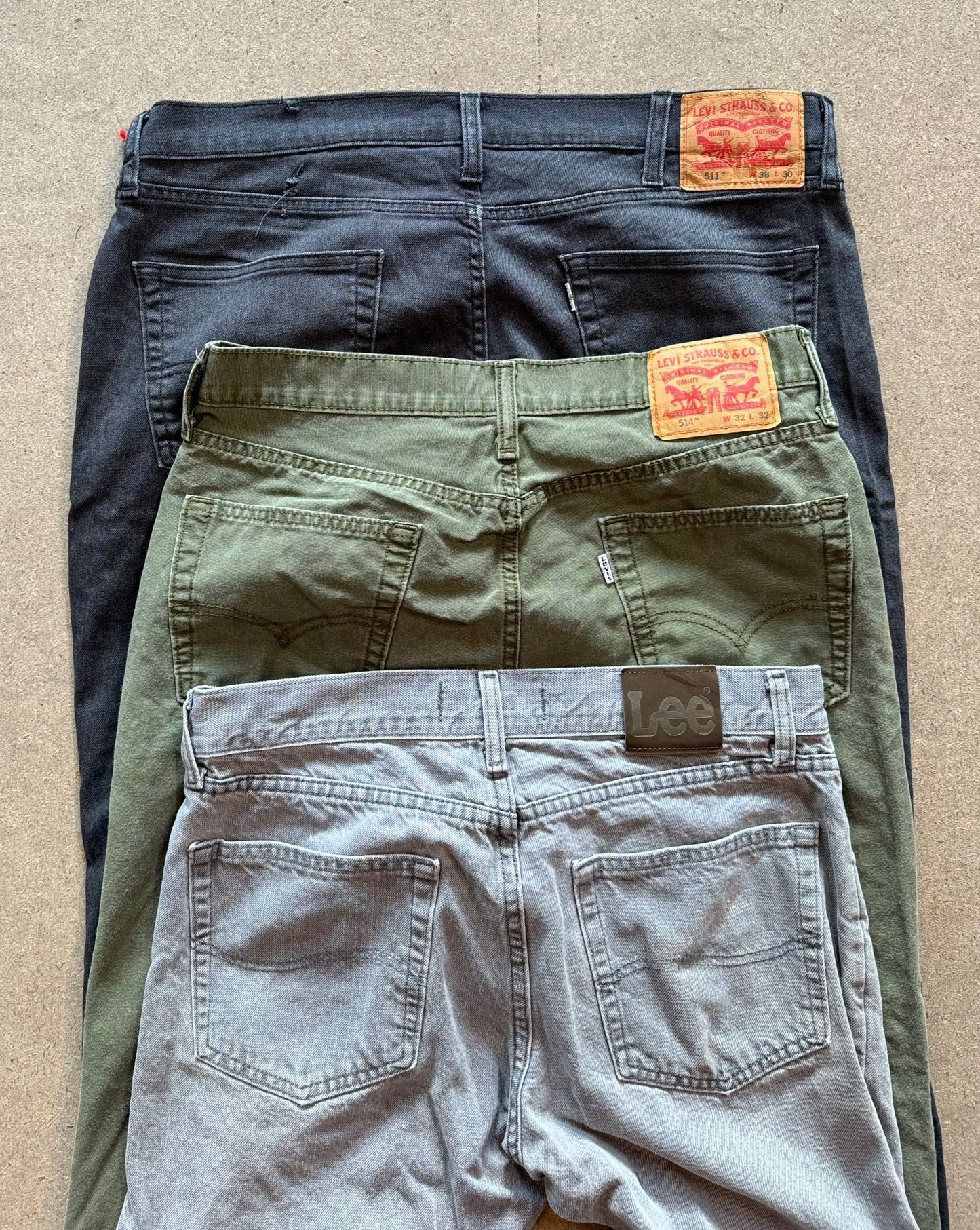 Levis Lee Wrangler Denim Jeans