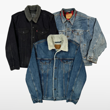 Levis Sherpa & Lined Jackets x5