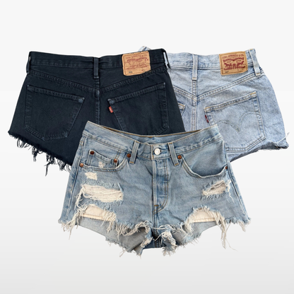 Levis 501 Cut Off Denim Shorts x30