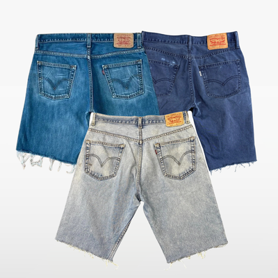 Levis Cut Off Denim Shorts x30