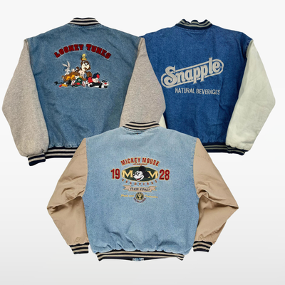 Premium Graphic Denim Jackets x15