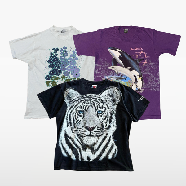 Vintage Animal Nature T-Shirts - Single Stitch x30