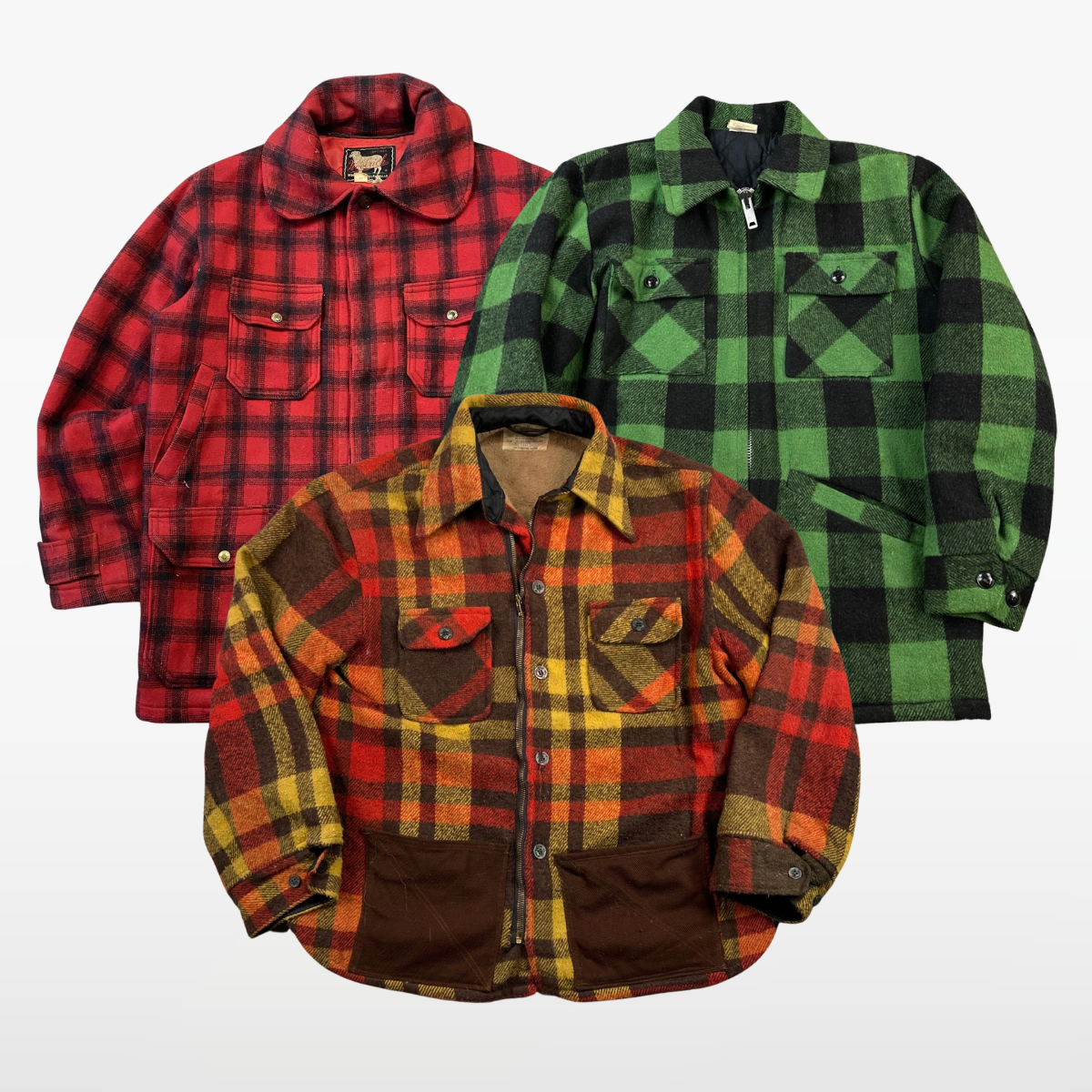 Wool Plaid Jackets x15